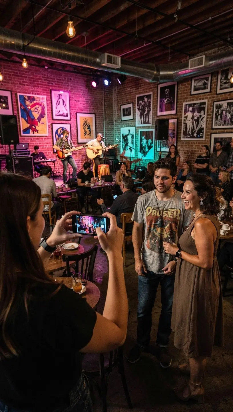 Community concert showcasing local artists and audience engagement.