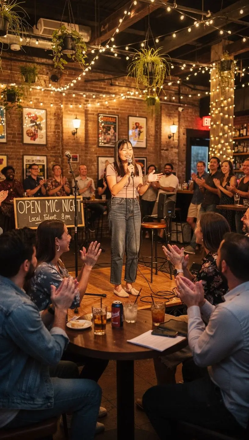 Community members engaging at an offline event